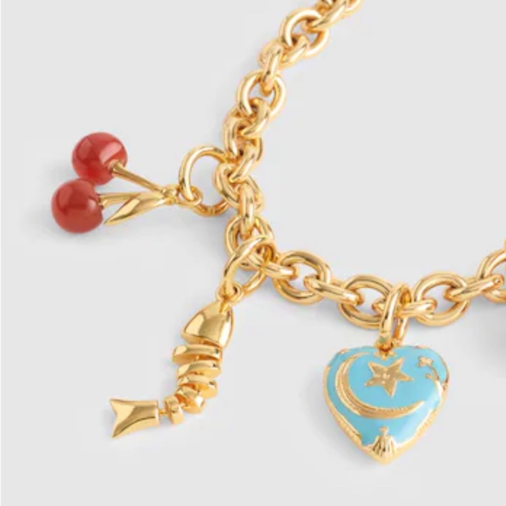 NWT MADEWELL Semiprecious Cherry Charm - Picture 2 of 7